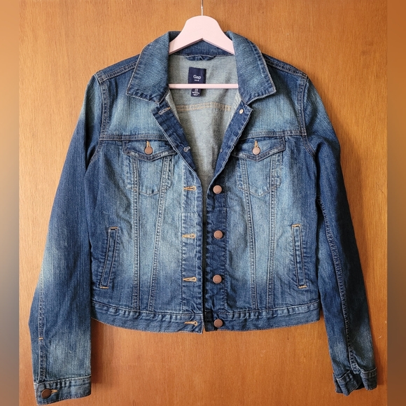 GAP Jackets & Blazers - Gap Women's Blue Denim Jacket